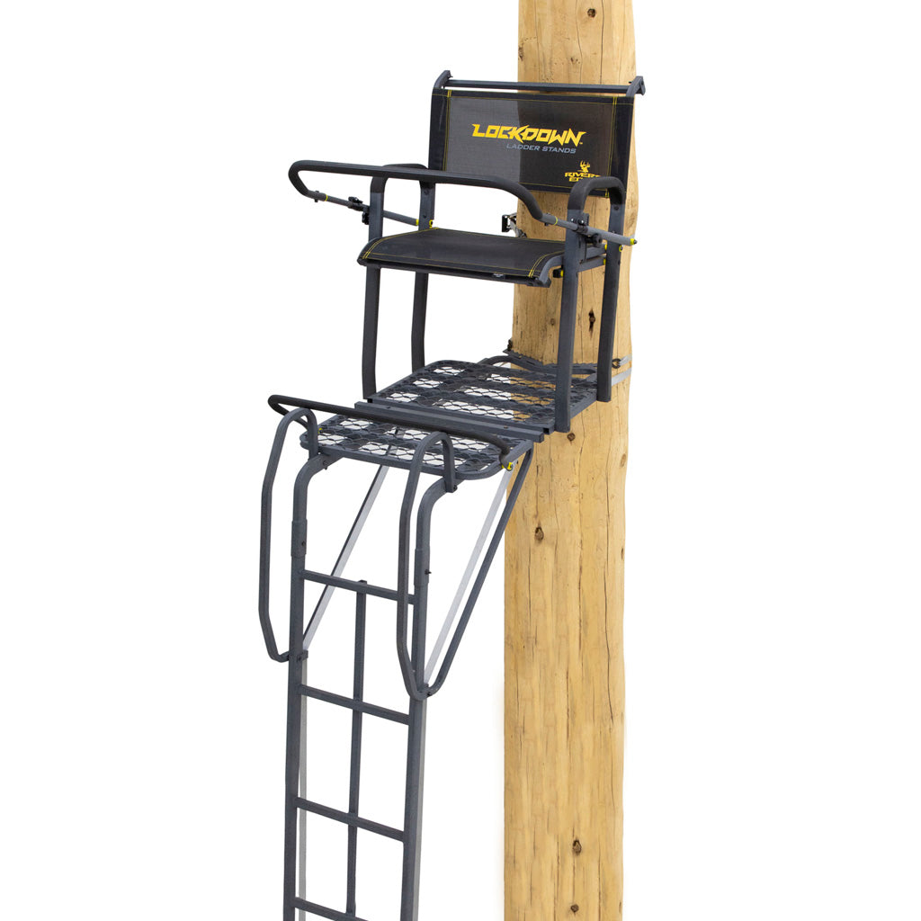 Rivers Edge Lockdown Wide 1 Man Ladder Stand 21 ft.