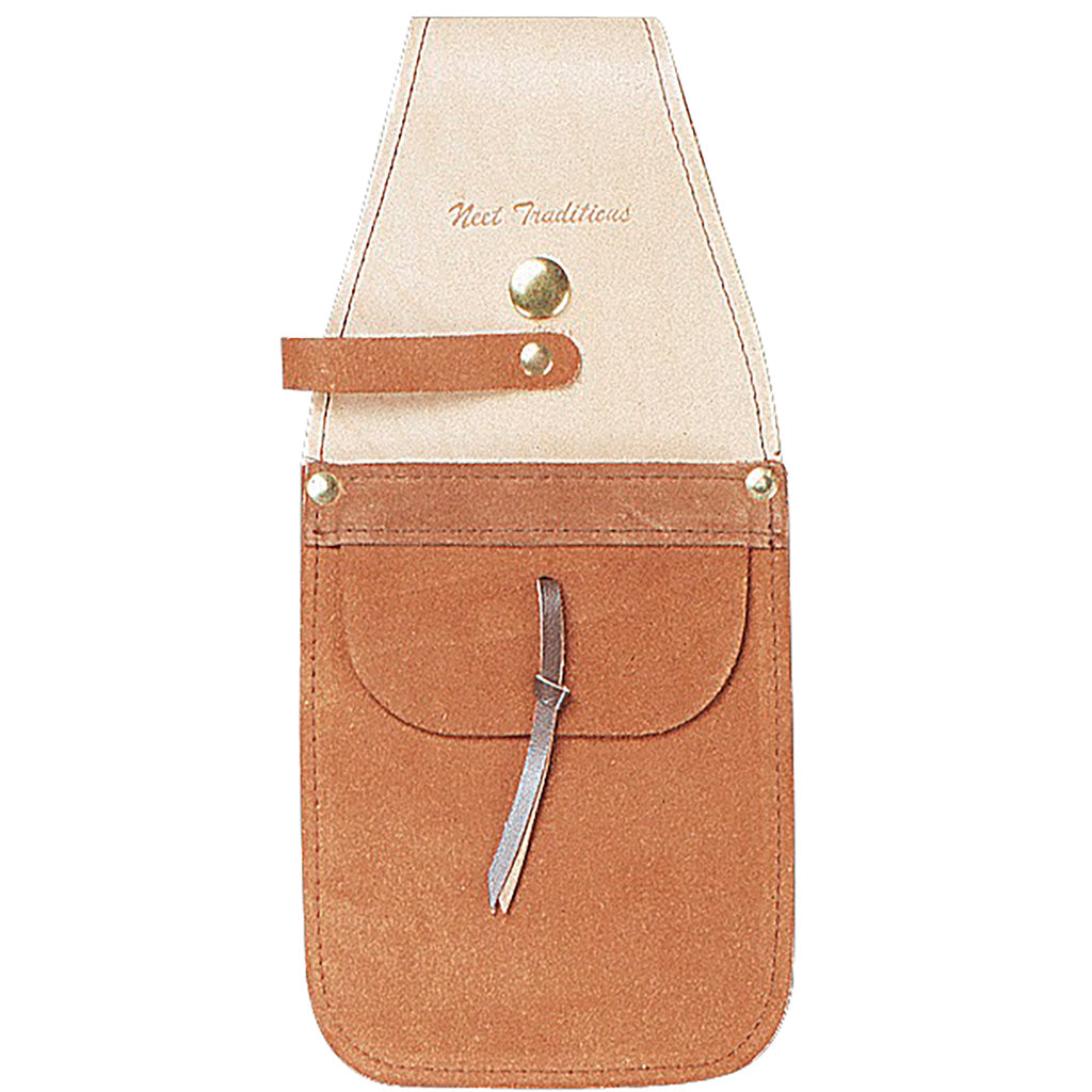 Neet T-PQ-2 Traditional Suede Pocket Quiver Brown RH/LH