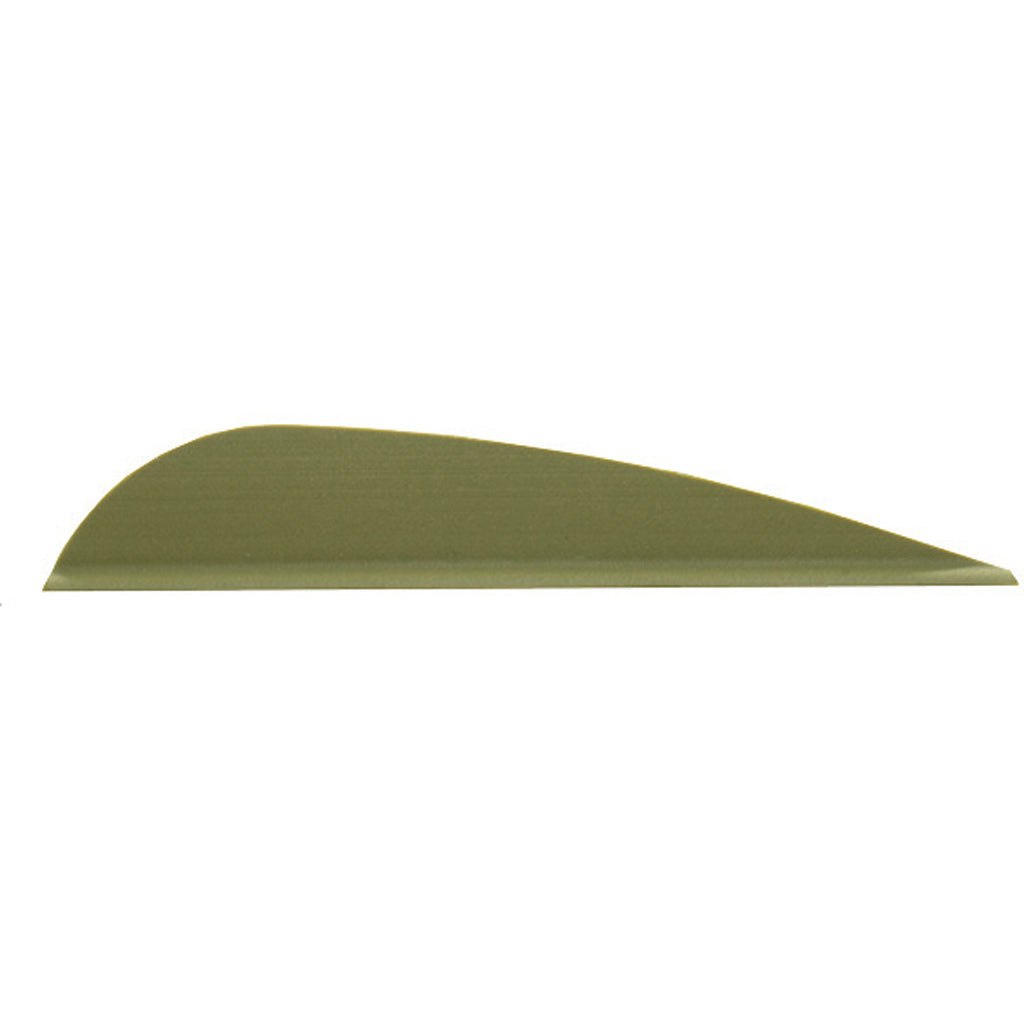 AAE Elite Plastifletch Vanes OD Green 2.875 in. 100 pk.