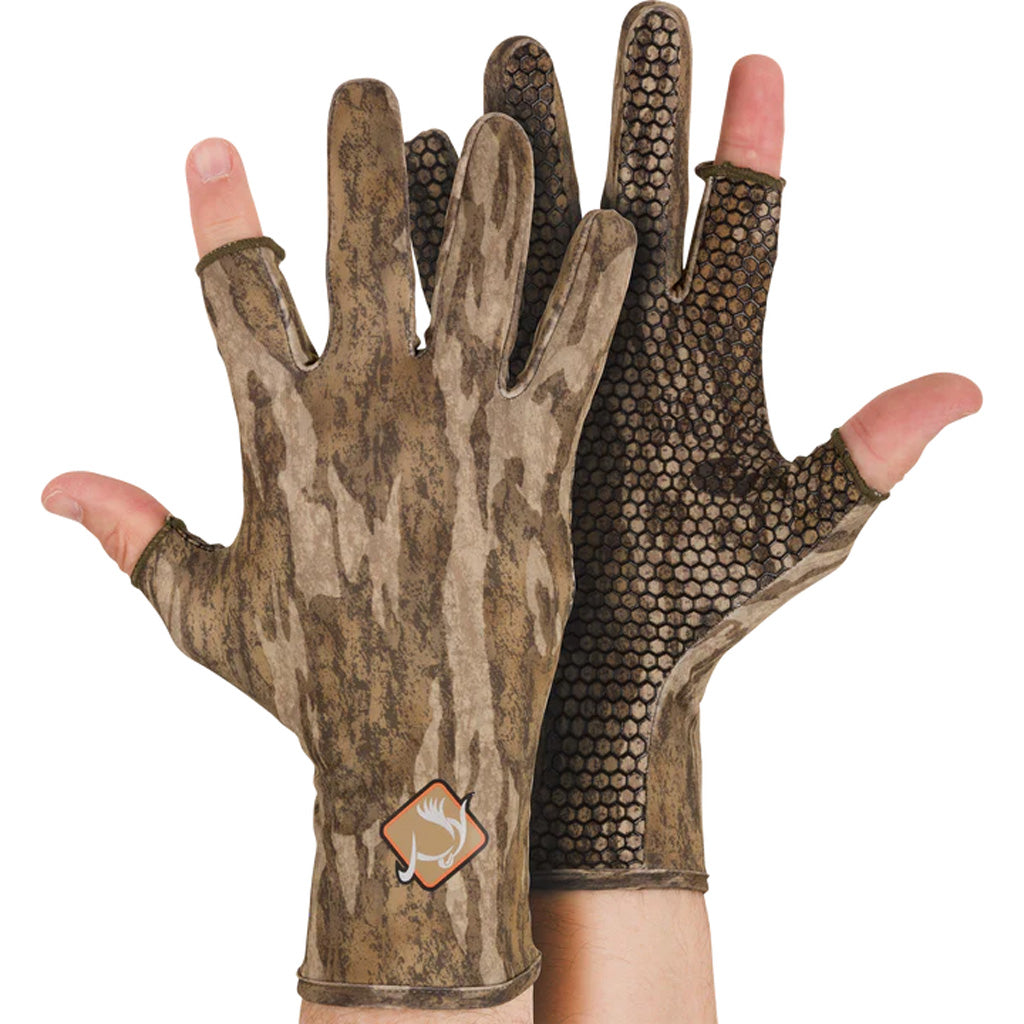 Drake Ol' Tom Performance Stretch Turkey Gloves MO Bottomland LG-XL