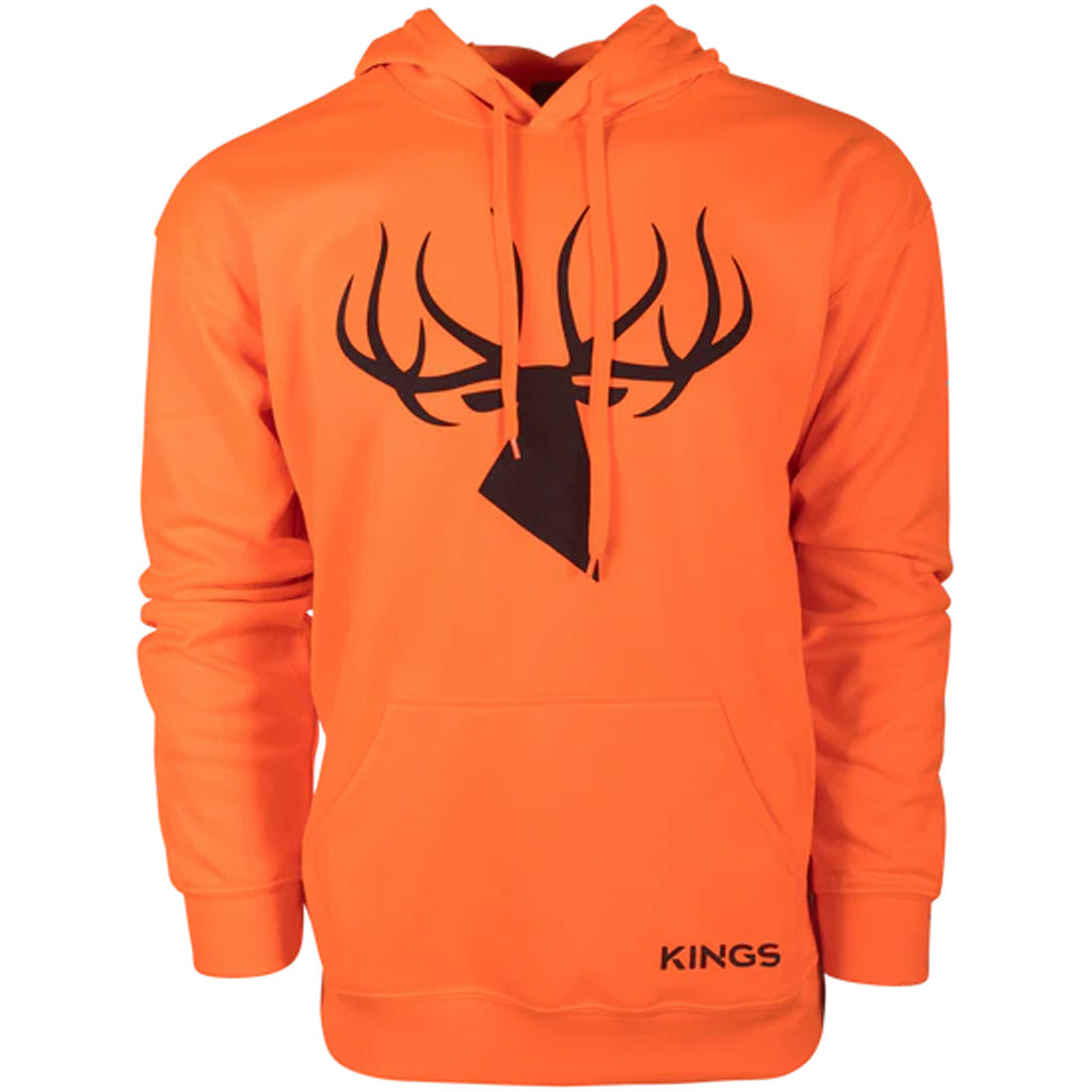 Kings Poly Hoodie Blaze Orange 3X-Large
