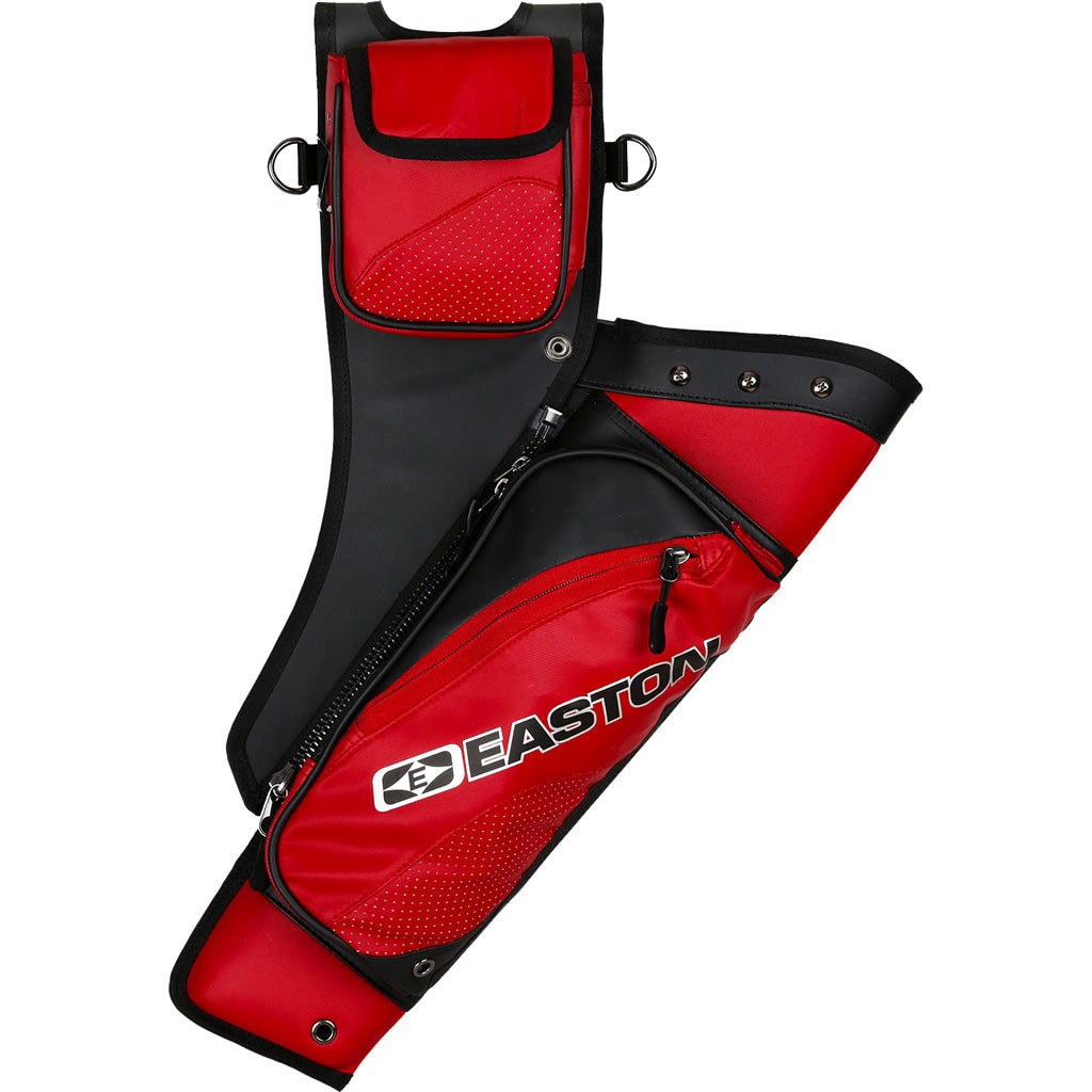 Easton Elite Takedown Hip Quiver w/Belt Red RH