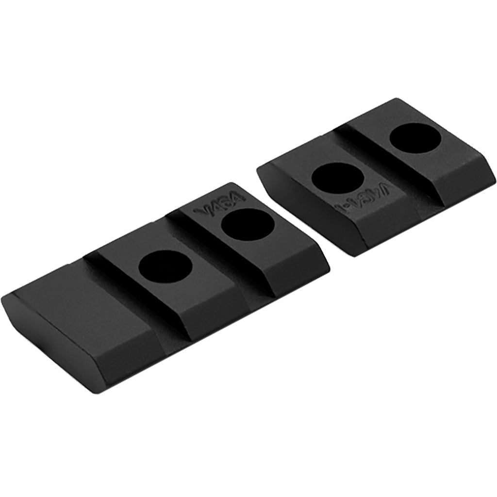 Warne Vapor Aluminum Base Set Matte Black Marlin Lever Action 336, 1894 and 1895