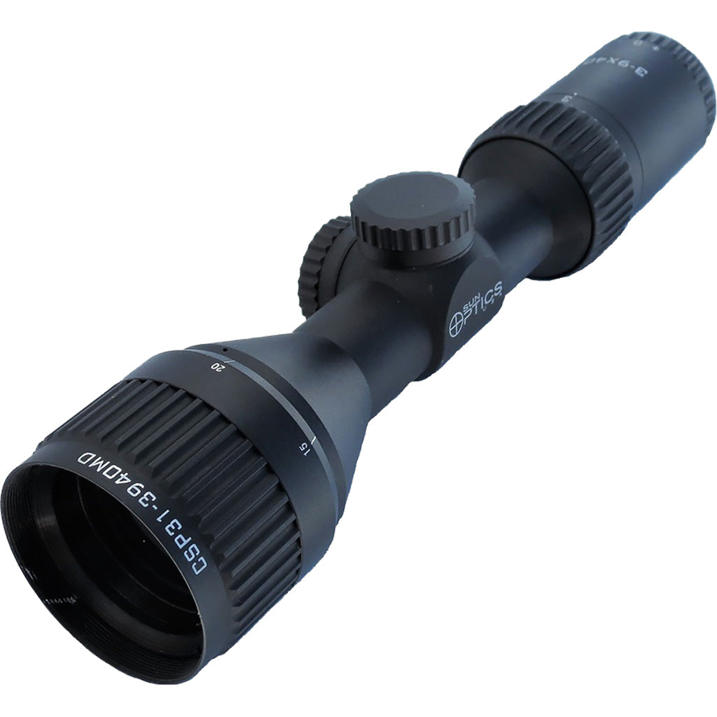 Sun Optics Hunter Plus II Compact Rifle Scope 3-9X40 Mil-Dot
