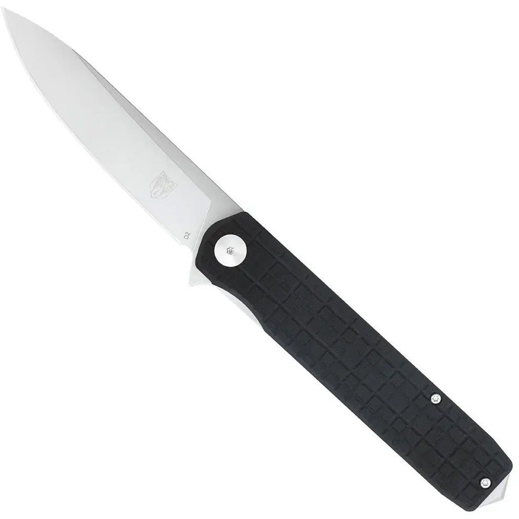 CobraTec Large Cayden Drop Knife Folding Blade Black