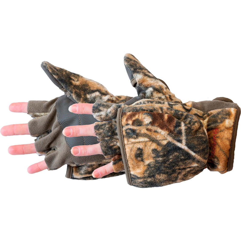 Manzella Youth Bowhunter Convertible Glove Realtree Edge (RXE) SM