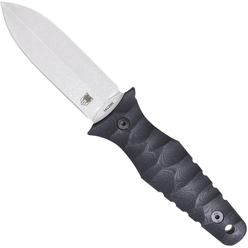 CobraTec Claymore Single Blade Dagger Fixed Blade Satin Stonewash