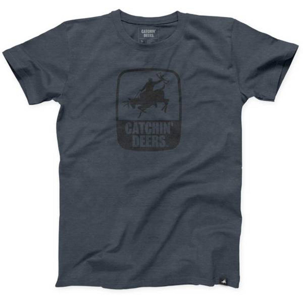 Catchin Deer Giddy-Up SS Tee Heather Slate Large