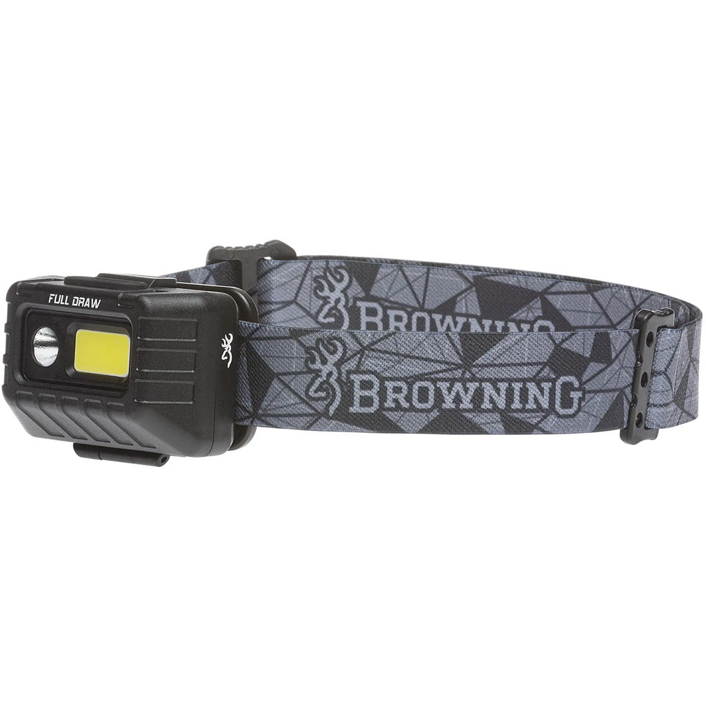 Browning Full Draw Headlamp Rechargable Gray