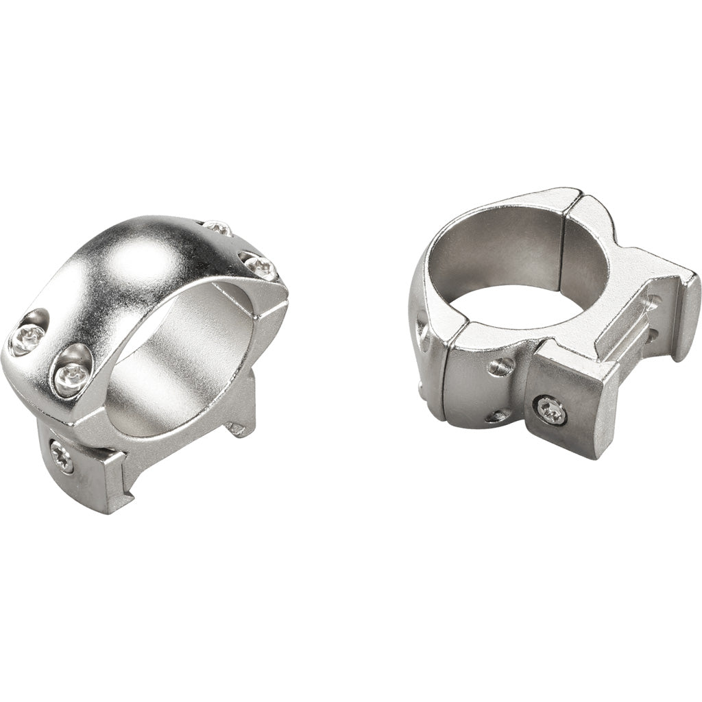 Weaver Grand Slam Steel Rings Silver 1"" Medium Clamshell Pack