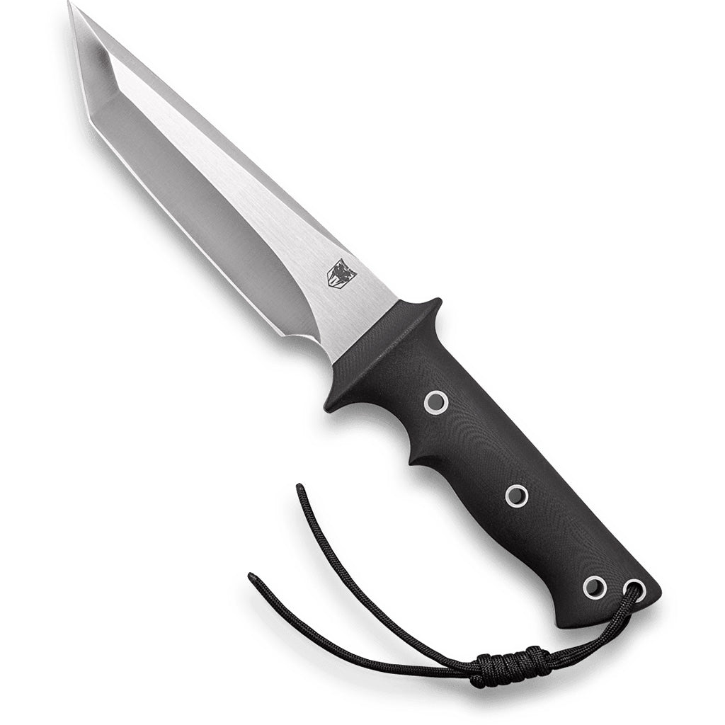 CobraTec Renegade 440C Tanto Blade Knife Fixed Blade Black