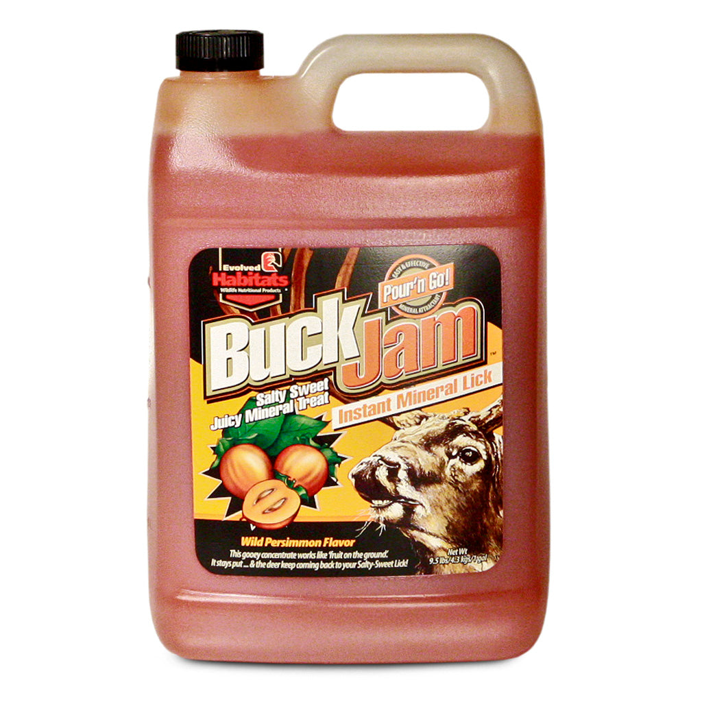 Evolved Buck Jam Liquid Attractant Wild Persimmon 1 gal.