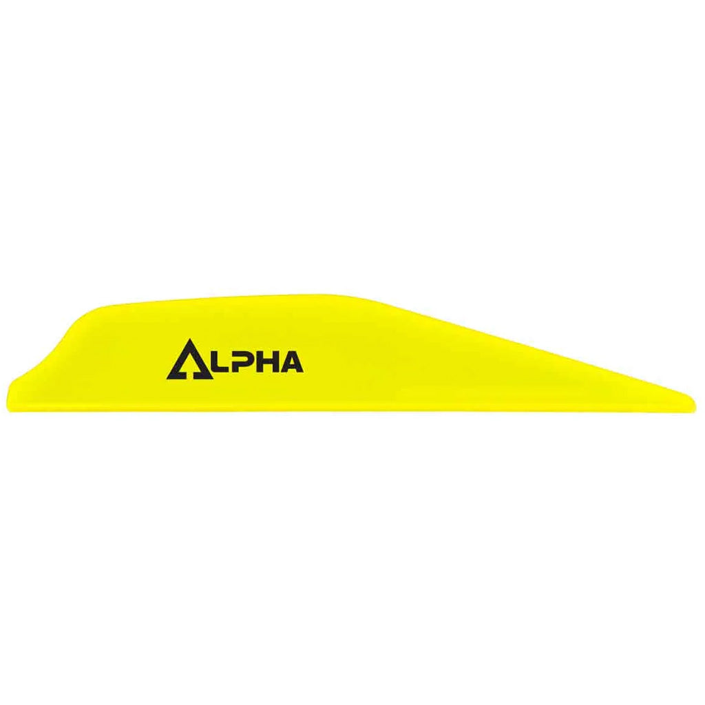 Bohning Alpha Vanes Neon Yellow 100 pk.