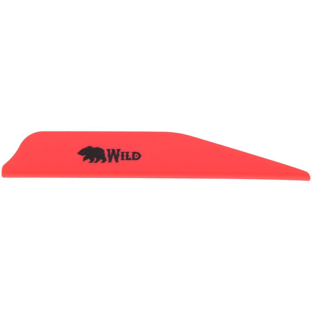 Bohning Wild Vanes 3 in. Hot Pink 100 pk.