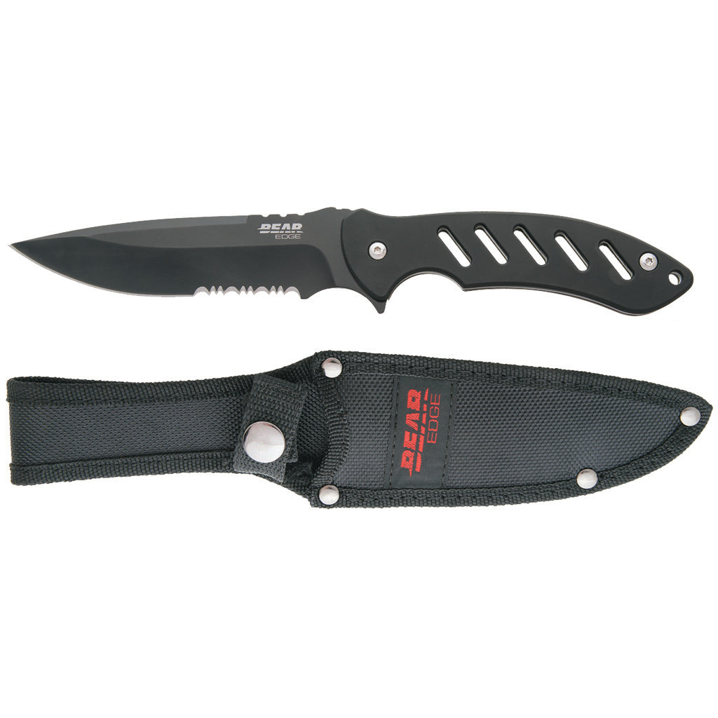 Bear and Son Brisk 1.0 Fixed Black 9 3/4 in.