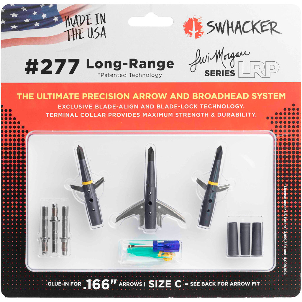 Swhacker LRP Broadhead Kit 2 blade .166 in. Size C 3 pk.