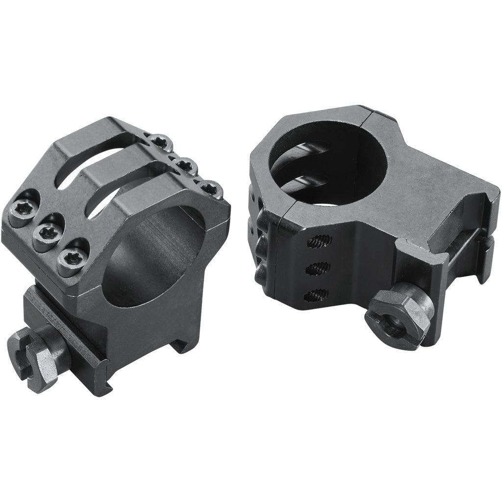 Weaver Classic 6Hole Skeleton Rings Matte Black 1"" XXHigh Clamshell Pack