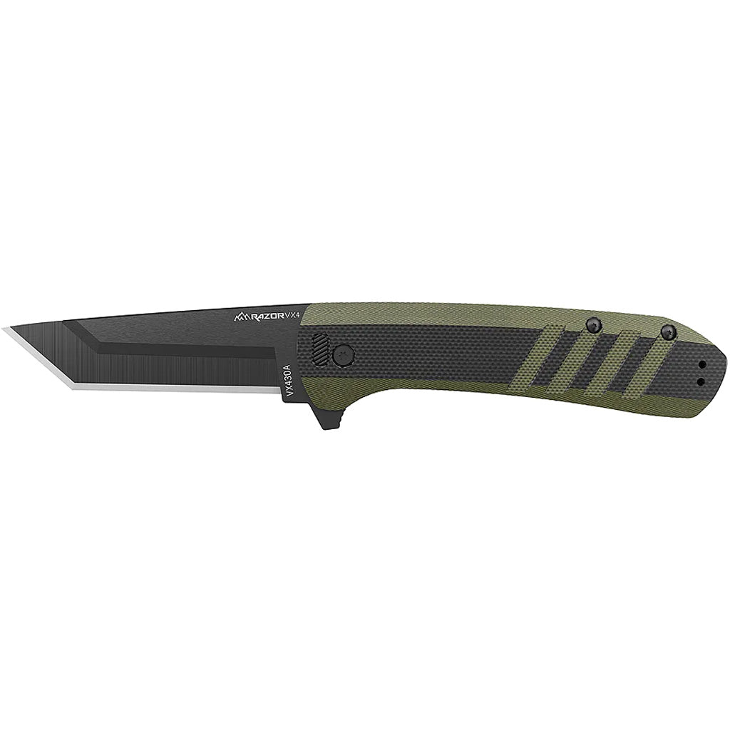 Outdoor Edge Razor Vx4 Green/Black, 4 Blades