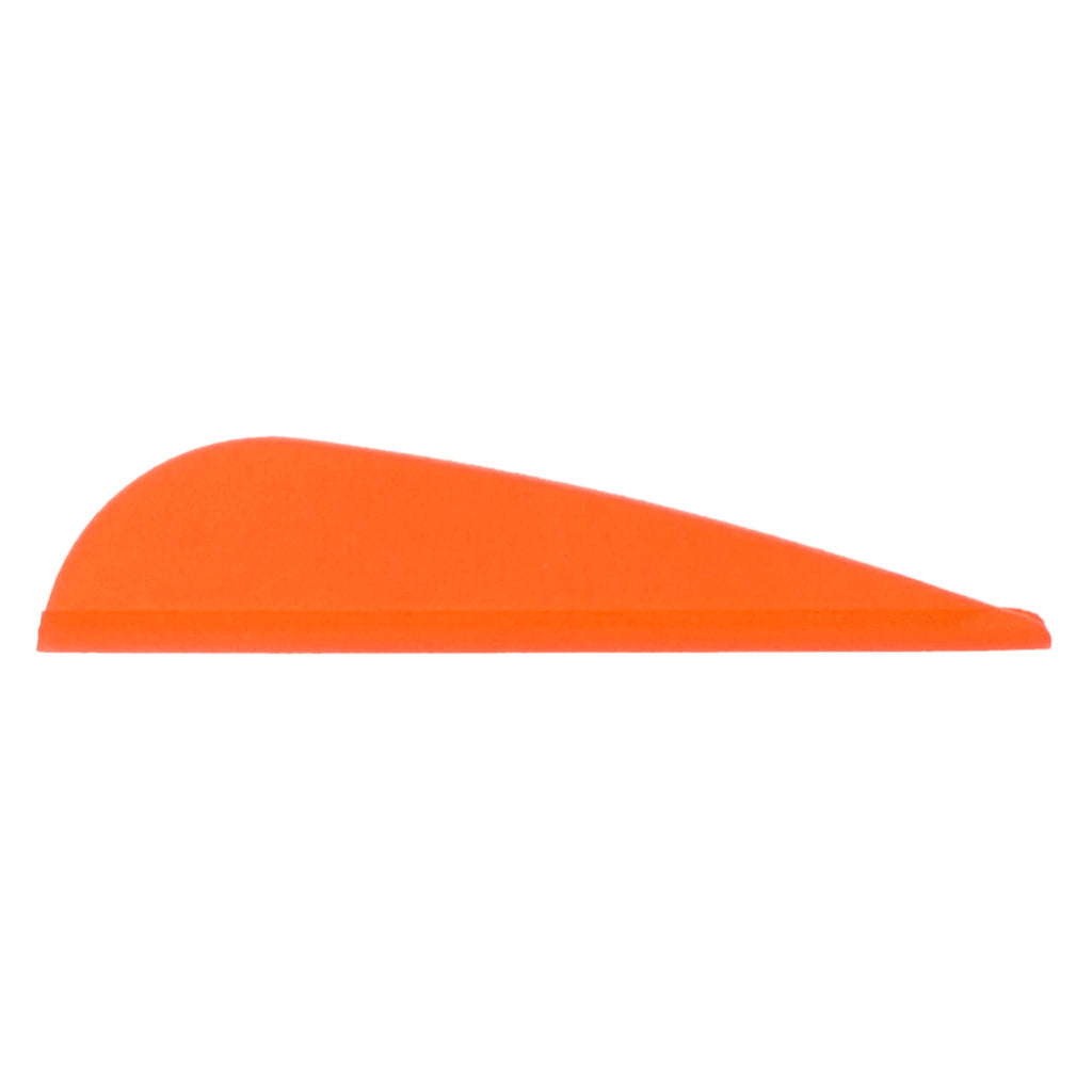 AAE Elite Plastifletch Vanes Fire Orange 1.75 in. 100 pk.