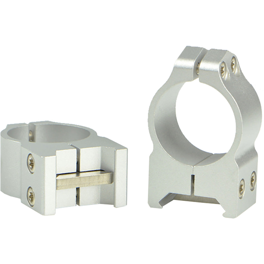 Warne Maxima Vertical PA Scope Rings Silver 1 in. Medium