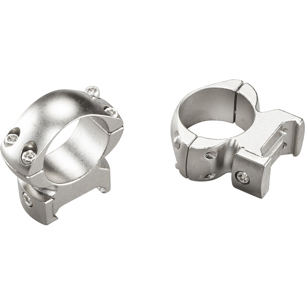 Weaver Grand Slam Steel Rings Silver 1"" High Clamshell Pack