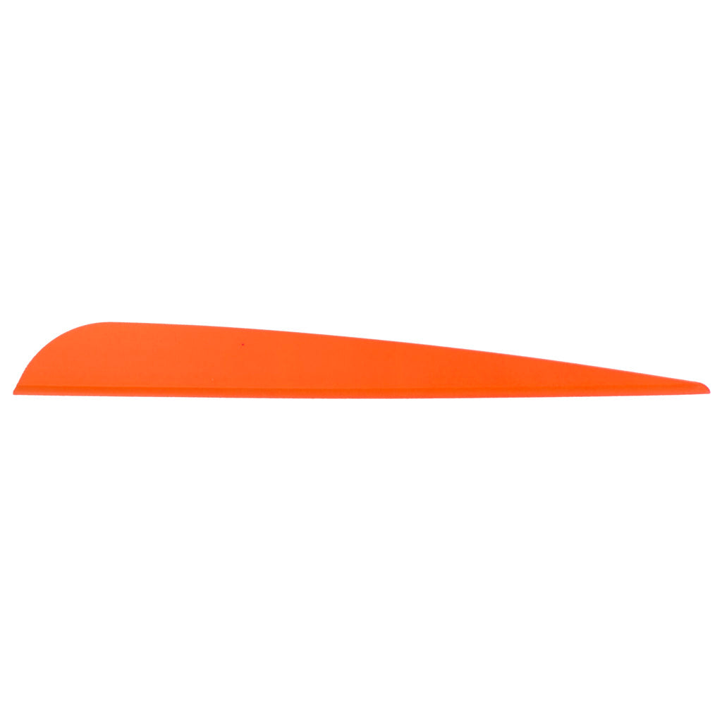 AAE Elite Plastifletch Vanes Fire Orange 4.75 in. 100 pk.
