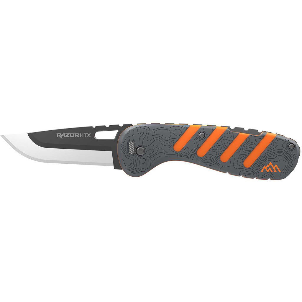 Outdoor Edge Razor Htx 3.0"" Folder Orange/Gray, 6 Blades