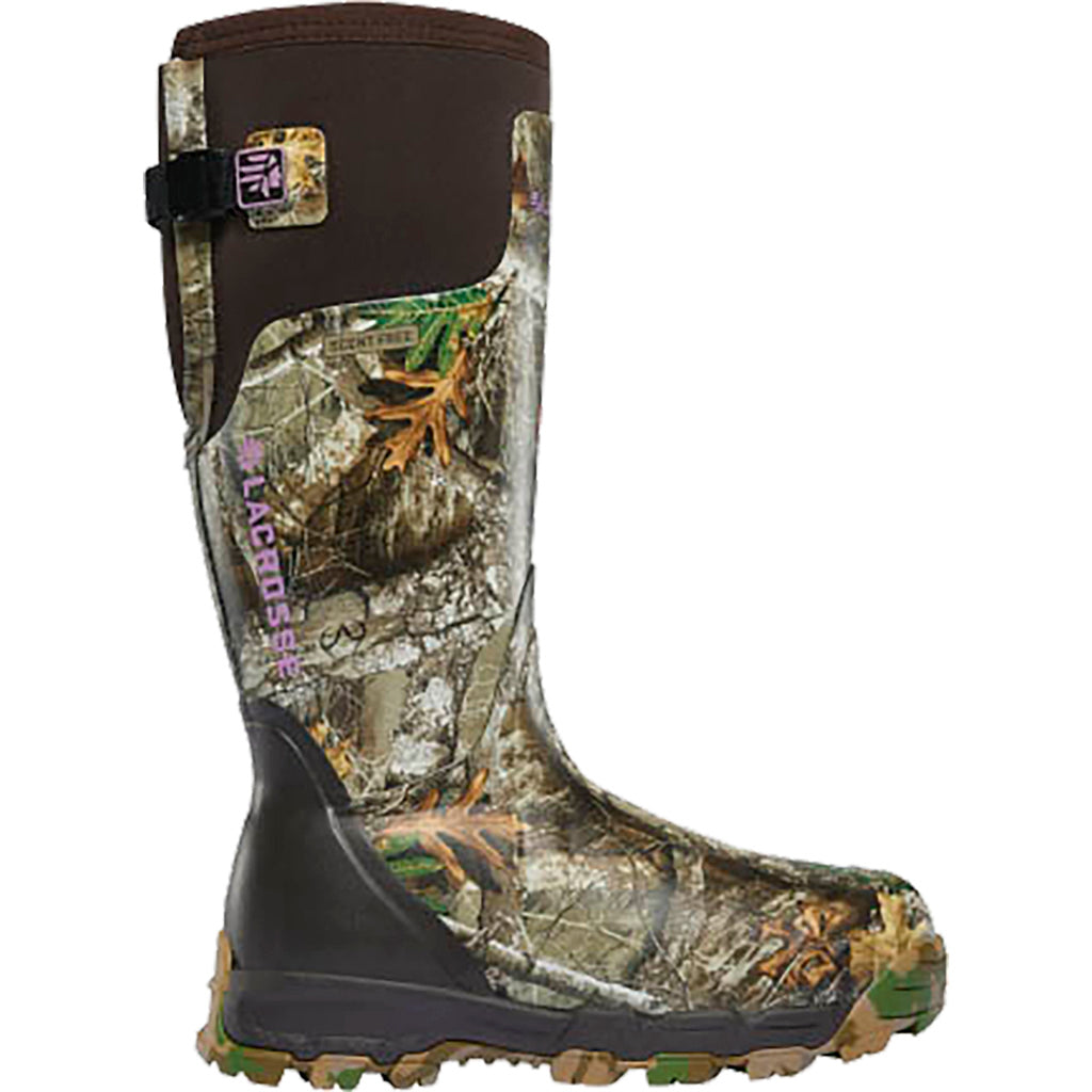 LaCrosse Womens Alphaburly Pro Boot Realtree Edge 800g 9