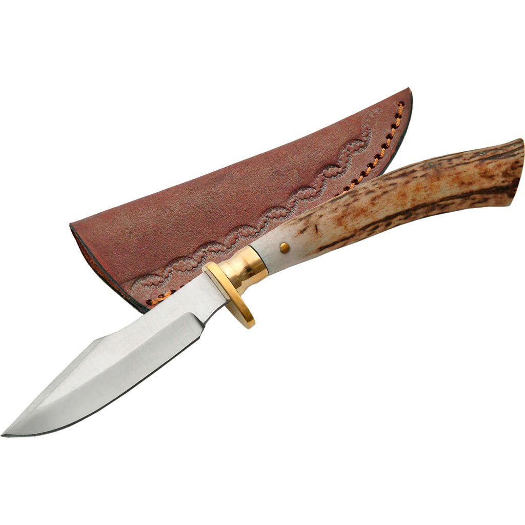 SZCO Stag Tip Skinner Knife