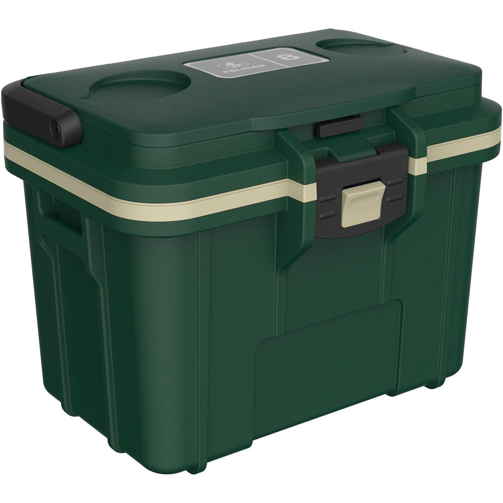 Pelican IM 14Qt Personal Cooler Hunter Green/Tan