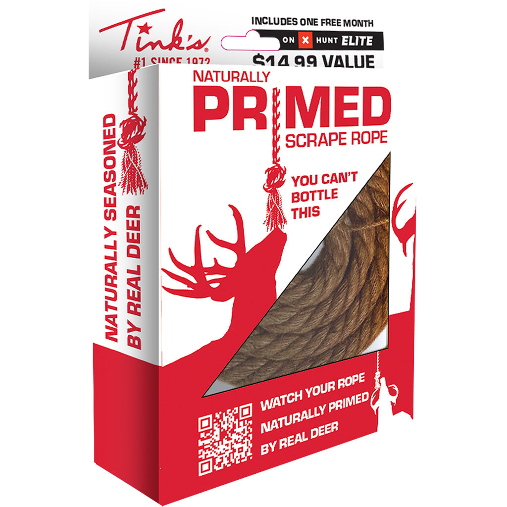 Tinks Primed Scrape Rope 32in