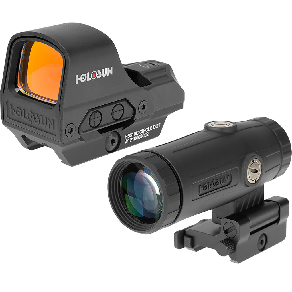 Holosun Reflex Sight Solar Failsafe QD 3X Magnifier
