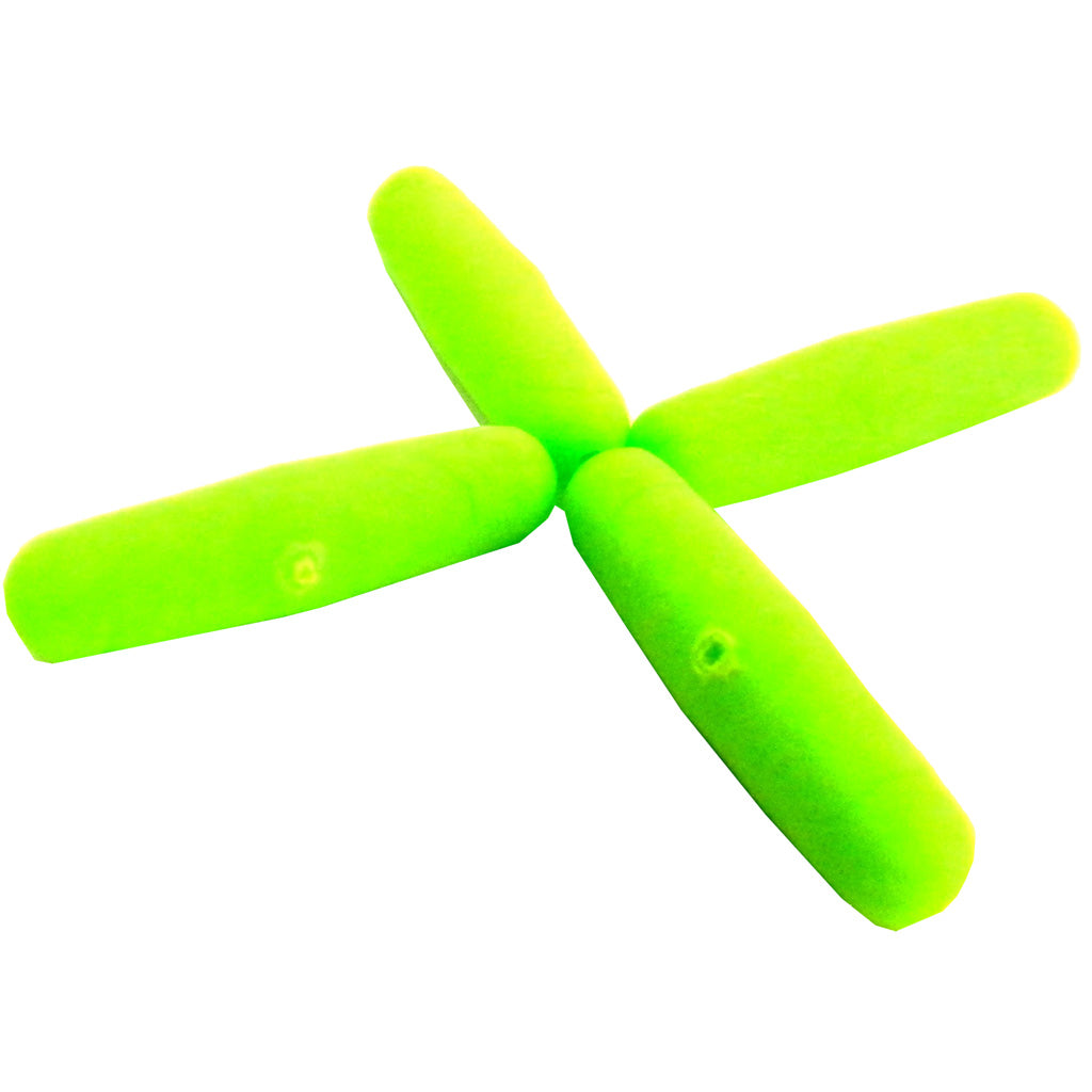 BowJax String Sleeve Silencers Flo. Green 16 gr. 4 pk.