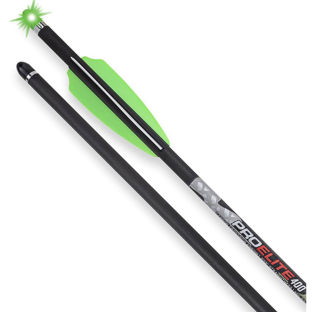 TenPoint Pro Elite 400 Lighted Carbon Arrows 20 in. Alpha Blaze Nocks 3 pk.