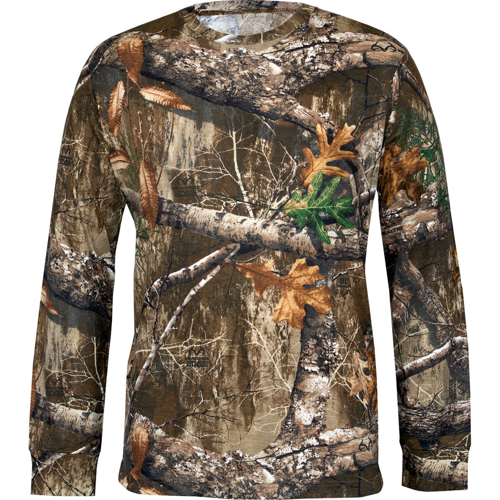 Habit Mens Long Sleeve Tee XLarge Realtree Edge