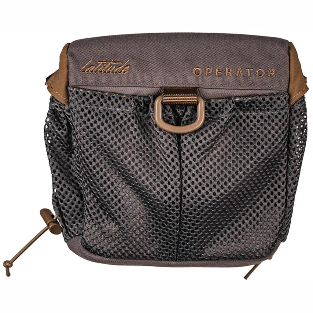 Latitude Operator Saddle Pouch Gray