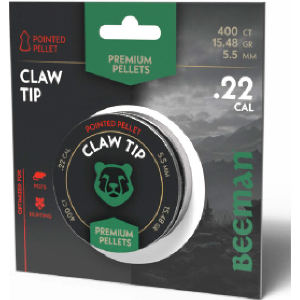 Beeman Claw Tip Pointed Pellets .22 400 ct.