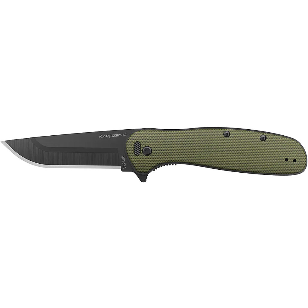 Outdoor Edge Razor Vx2 Green/Black, 3 Blades
