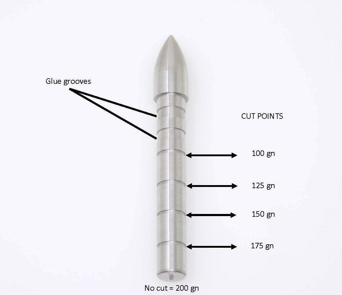 Target Point, .244/.245/.246, .296 O.D., 100-200 gn
