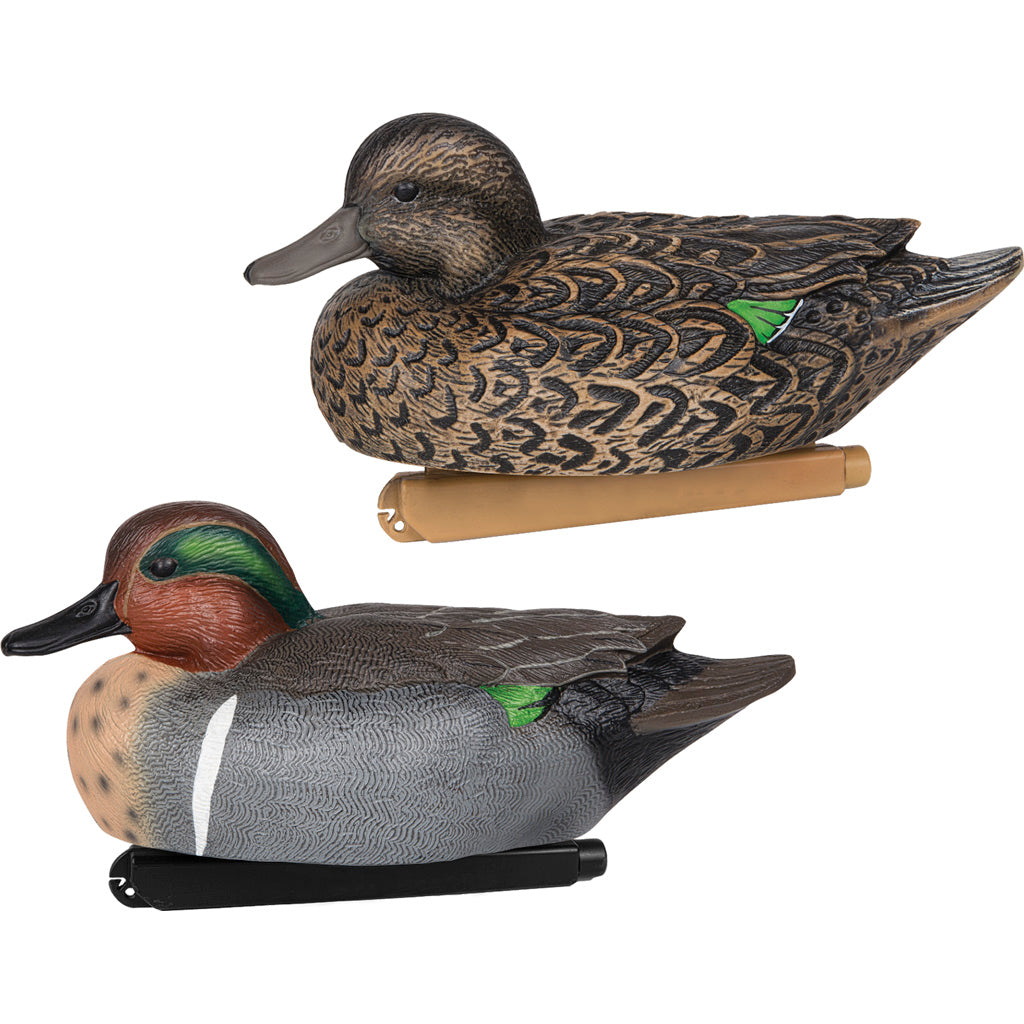 Zink Floater Duck Decoys Green Wing Teal 6 Pk.