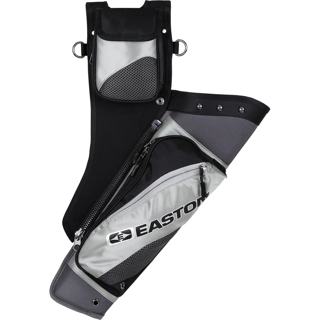Easton Deluxe Takedown Hip Quiver w/Belt Gray RH