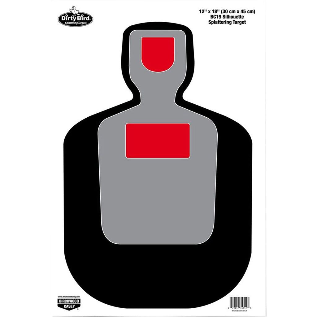 Birchwood Casey Dirty Bird Target BC-19 Silhouette 12x18in. 8 pk.