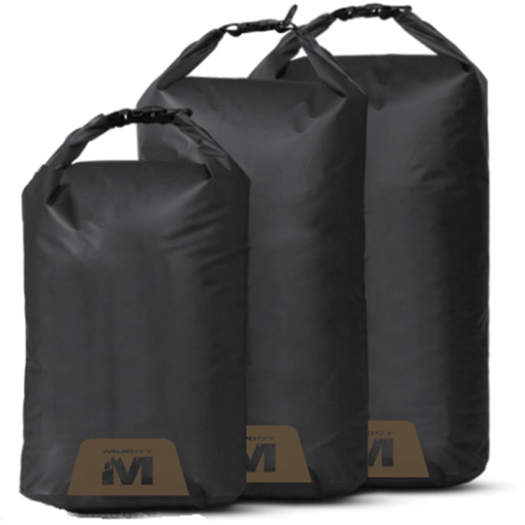 Muddy Waterproof Dry Bag Set Black