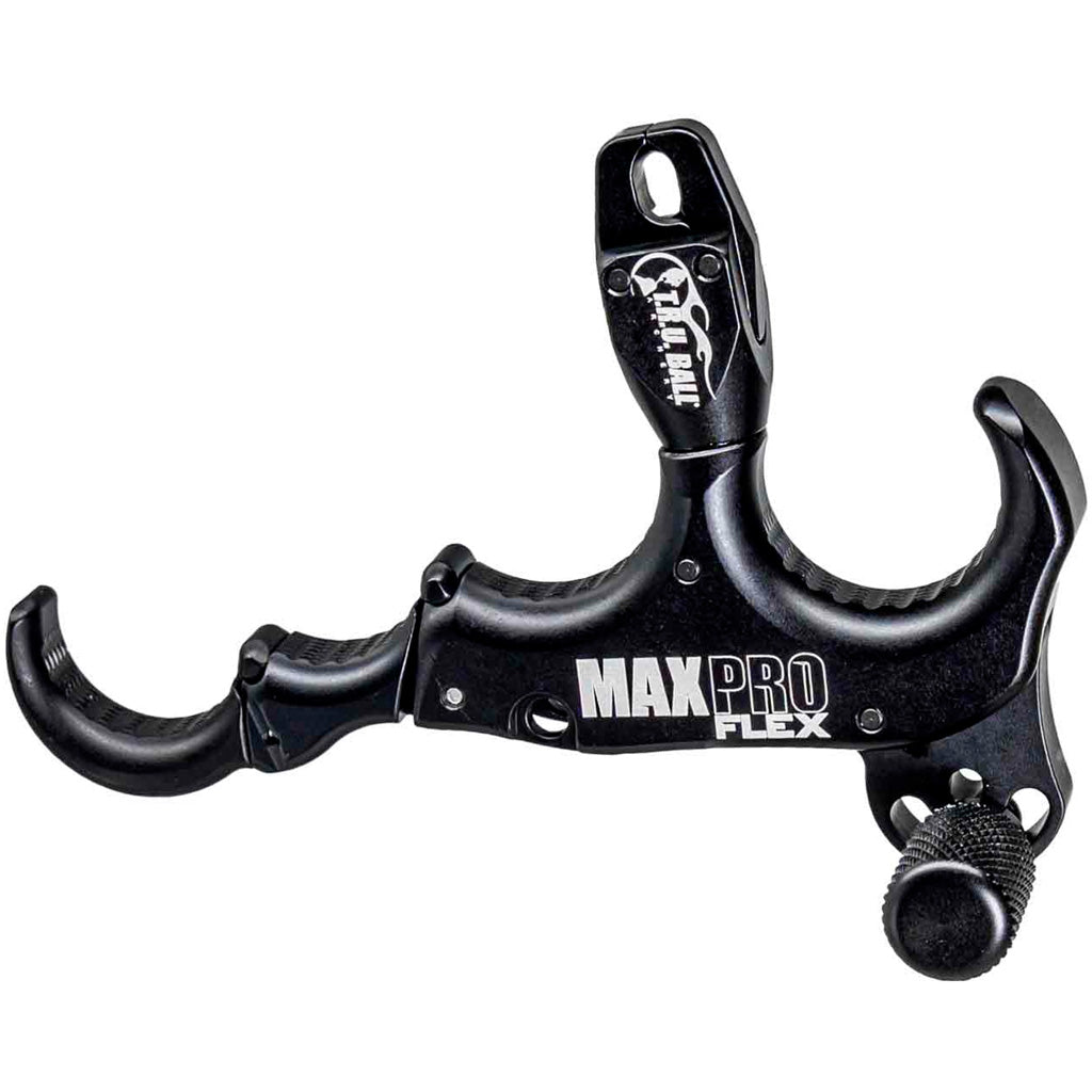 Tru Ball Max Pro Flex Release Black 4 Finger