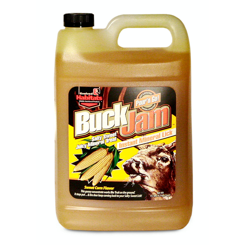 Evolved Buck Jam Liquid Attractant Sweet Corn 1 gal.