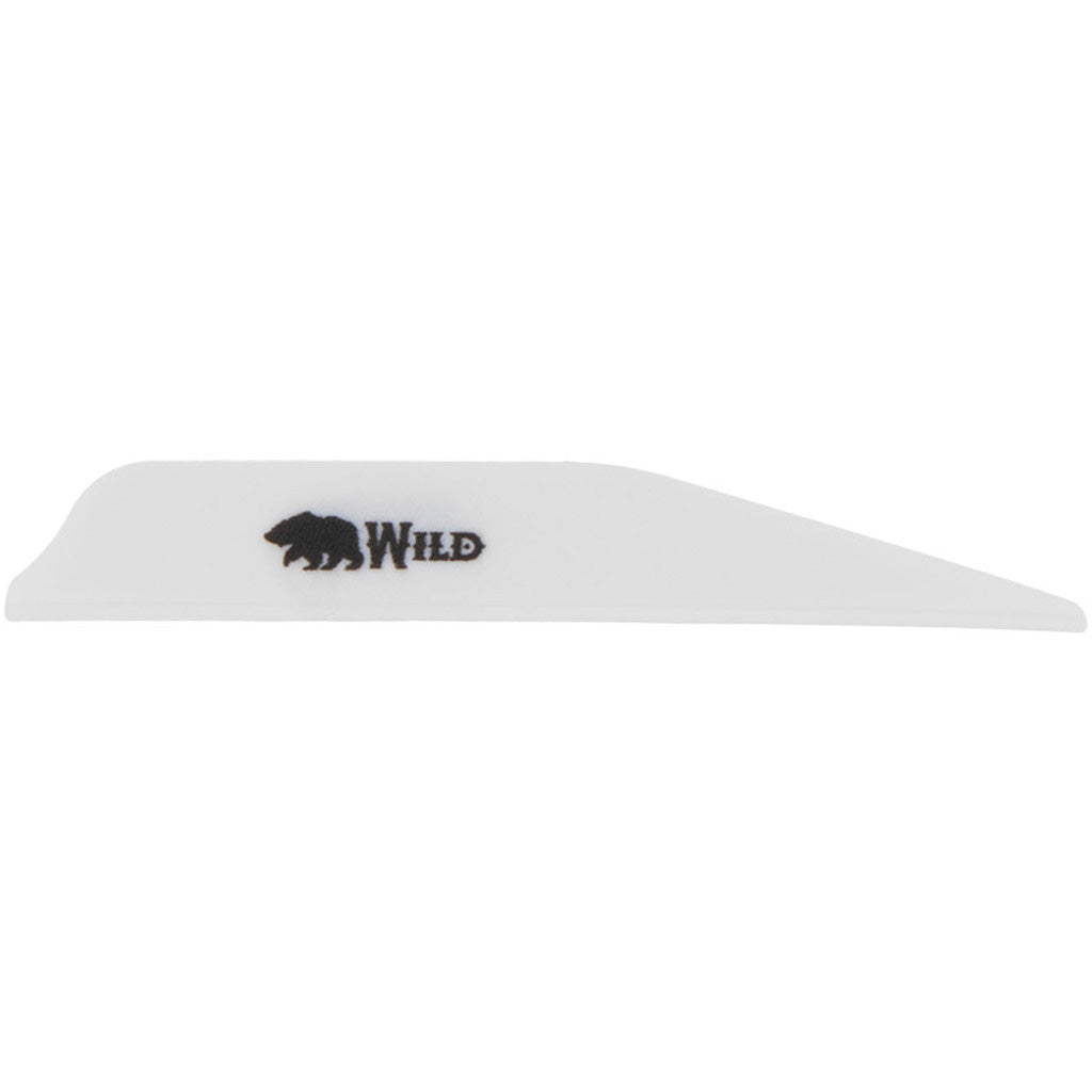 Bohning Wild Vanes 3 in. White 100 pk.