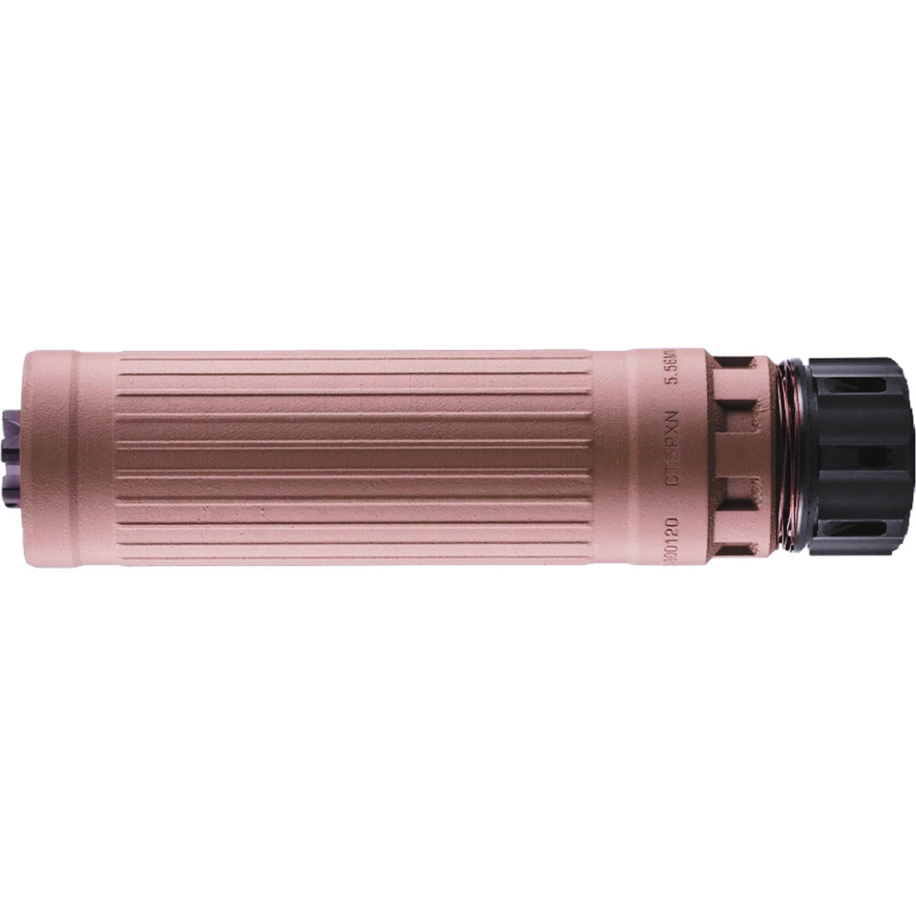 Dead Air Defense CT5P Patrol Suppressor 6mm/5.56 w/Keymo Gov FDE & DA115GOV 1/2x28Keymicro