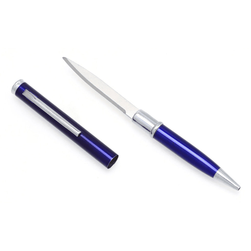 CobraTec Pen Knife Fixed Blade Blue