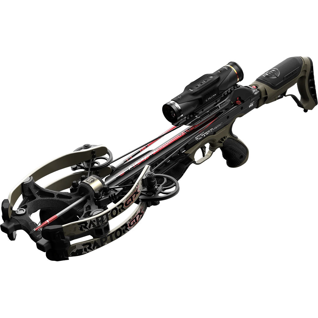 Barnett Hyper Raptor GTX 425 Crossbow Package Buk Ops Cycloptic-X Prime Scope