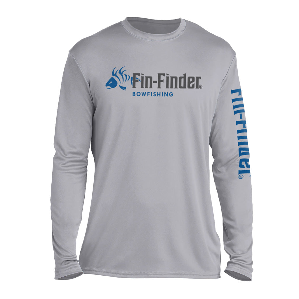 Fin Finder Skulls Performance Longsleeve Grey X-Large